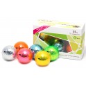 Personalised or Plain Chromax M1X Metallic Golf Balls - 6 Ball Pack