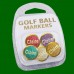 NEW Personalised or Plain Flat Glitter Ball Markers