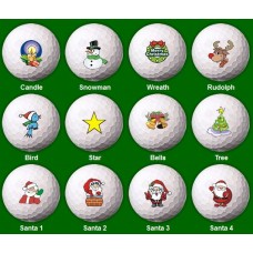 Christmas Golf Balls