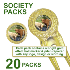 Society Packs (1 Pitch Repairer & 1 Ball Marker per pack)