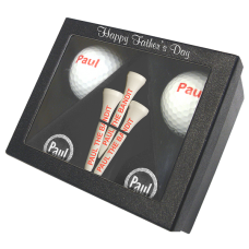 Personalised Boxed Gift Sets (Golf Balls, Bio Swing Tees & Markers)